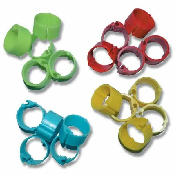 Bird Leg Rings - Leg Bands - Clip On