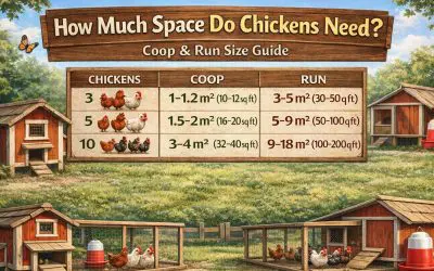 How Much Space Do Chickens Need? A Guide to Coop and Run Size