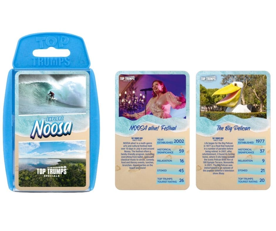 Noosa Top Trumps Game